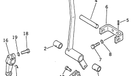 Рычаг 236-43-27311 Komatsu