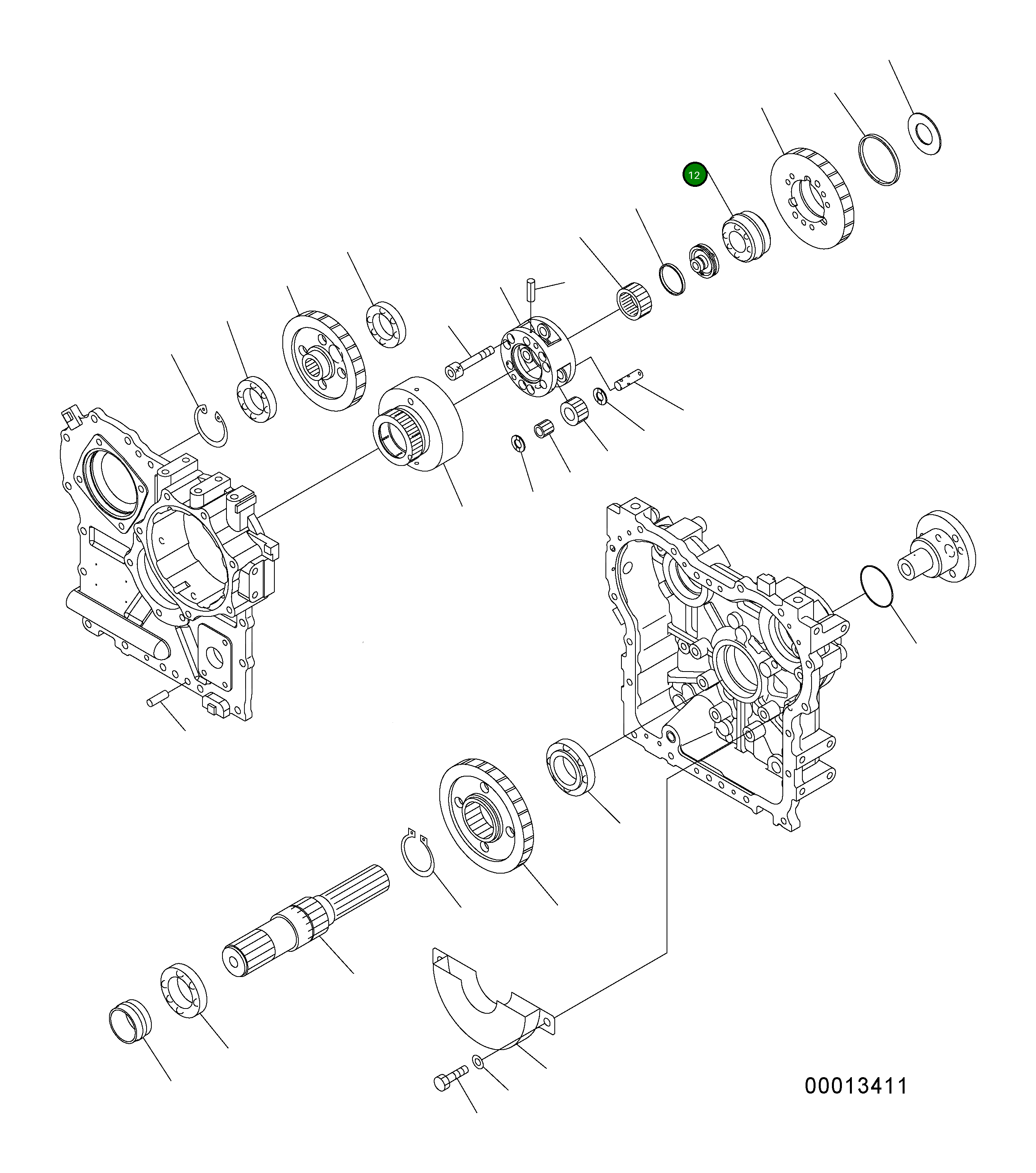 Подшипник 416-17-39320 Komatsu