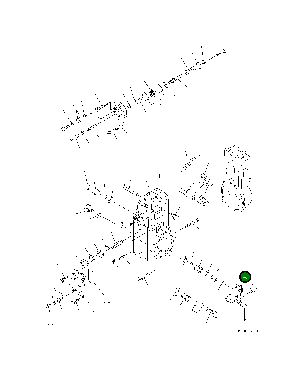Рычаг DK154343-0620 Komatsu