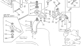 Кронштейн 421-40-11640 Komatsu