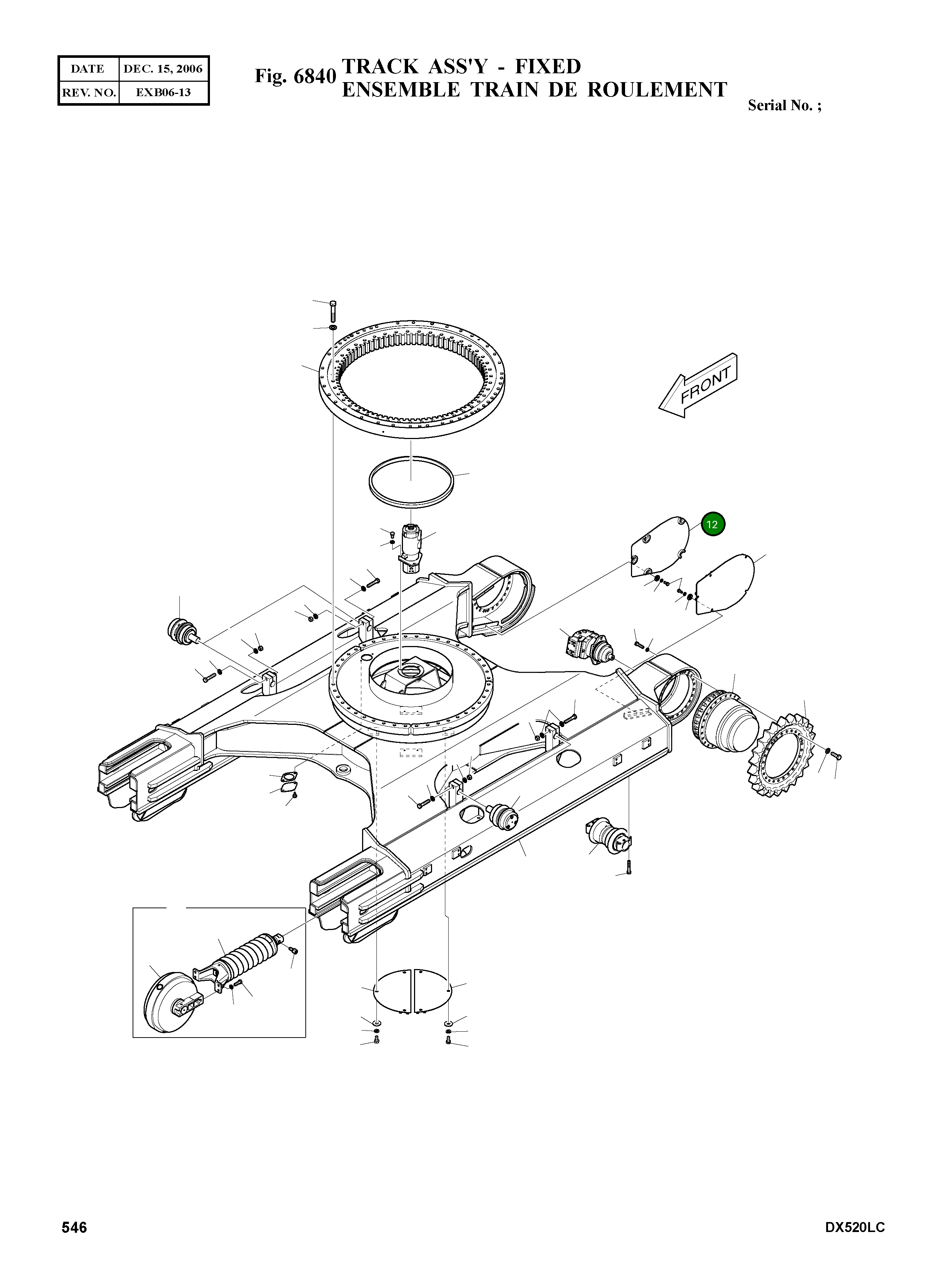 Крышка, R.H K1029107 Komatsu