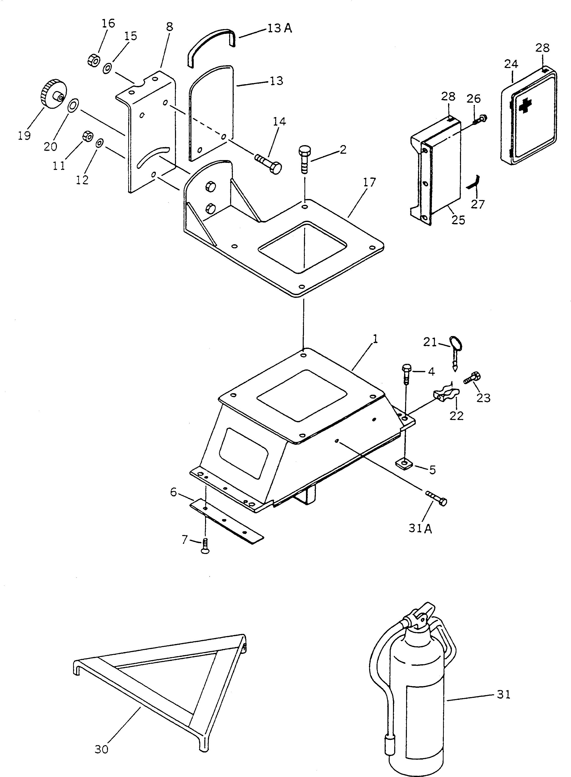 Крышка BW047468 Komatsu