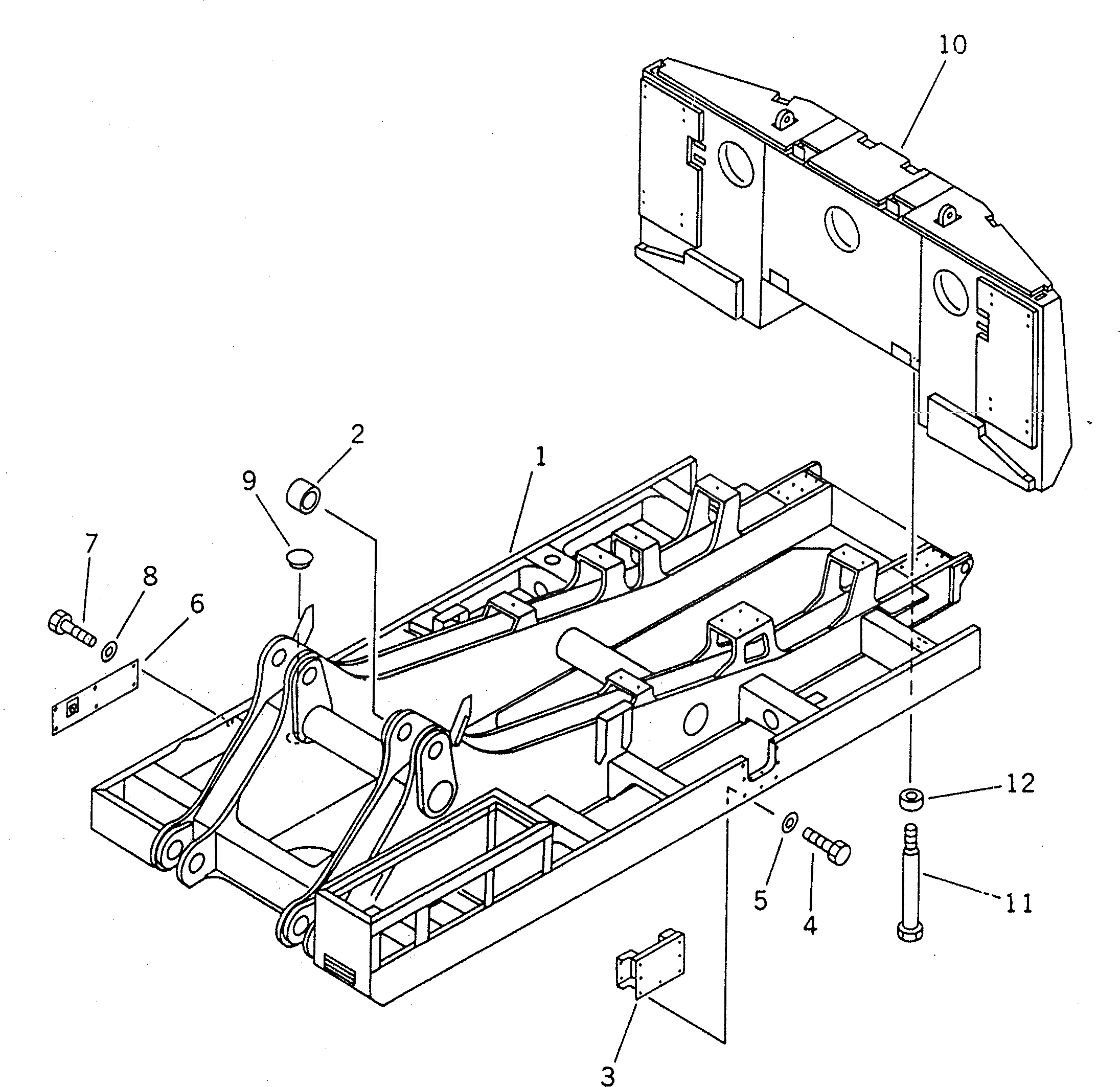 Крышка 21T-919-4240 Komatsu