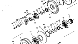 Подшипник 287-13-13350 Komatsu