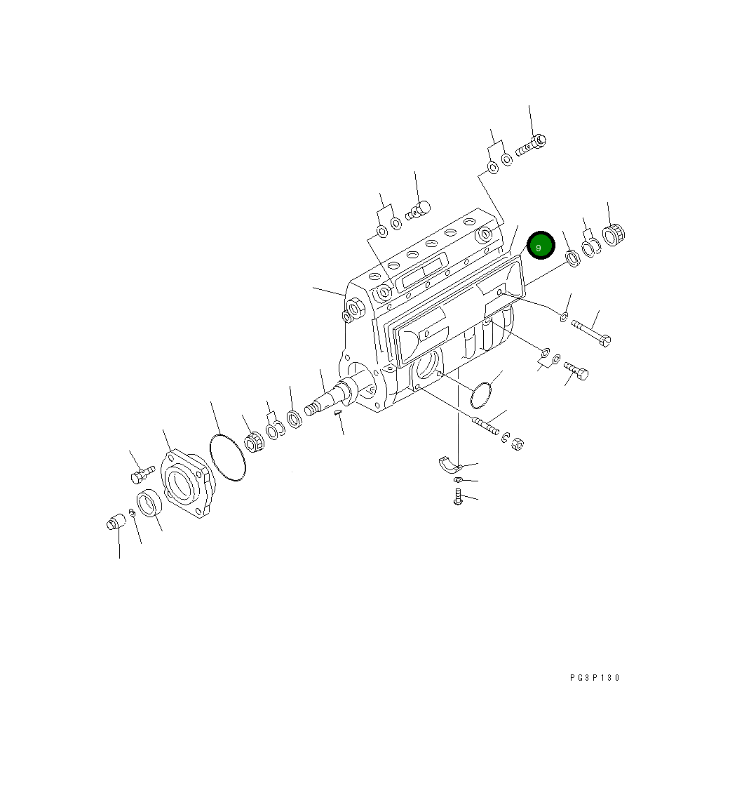 Крышка ND090275-0083 Komatsu