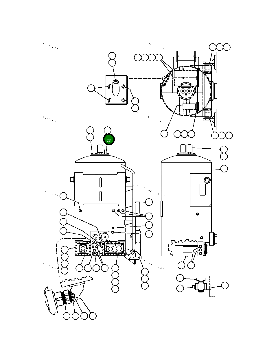 Крышка EC2265 Komatsu