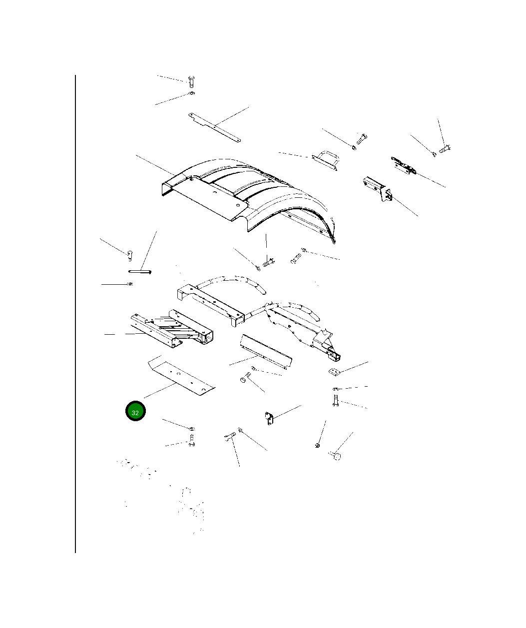 Крышка 421-54-52440  Komatsu