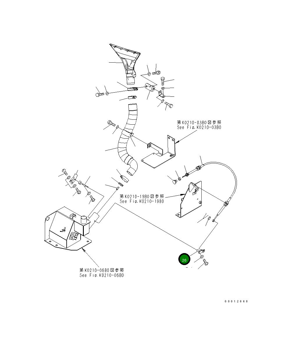 Рычаг 418-07-31220 Komatsu