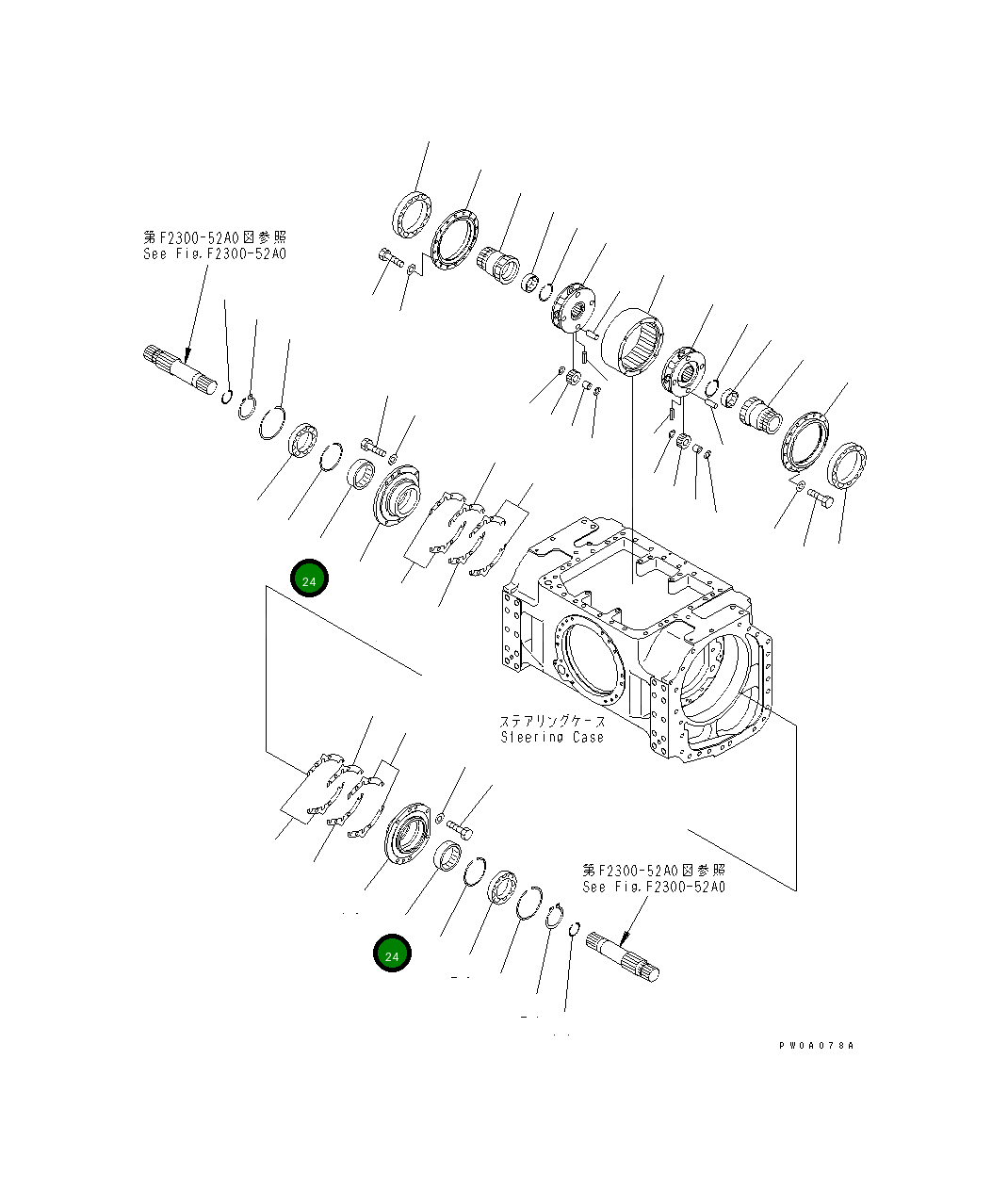 Подшипник 124-22-52120 Komatsu