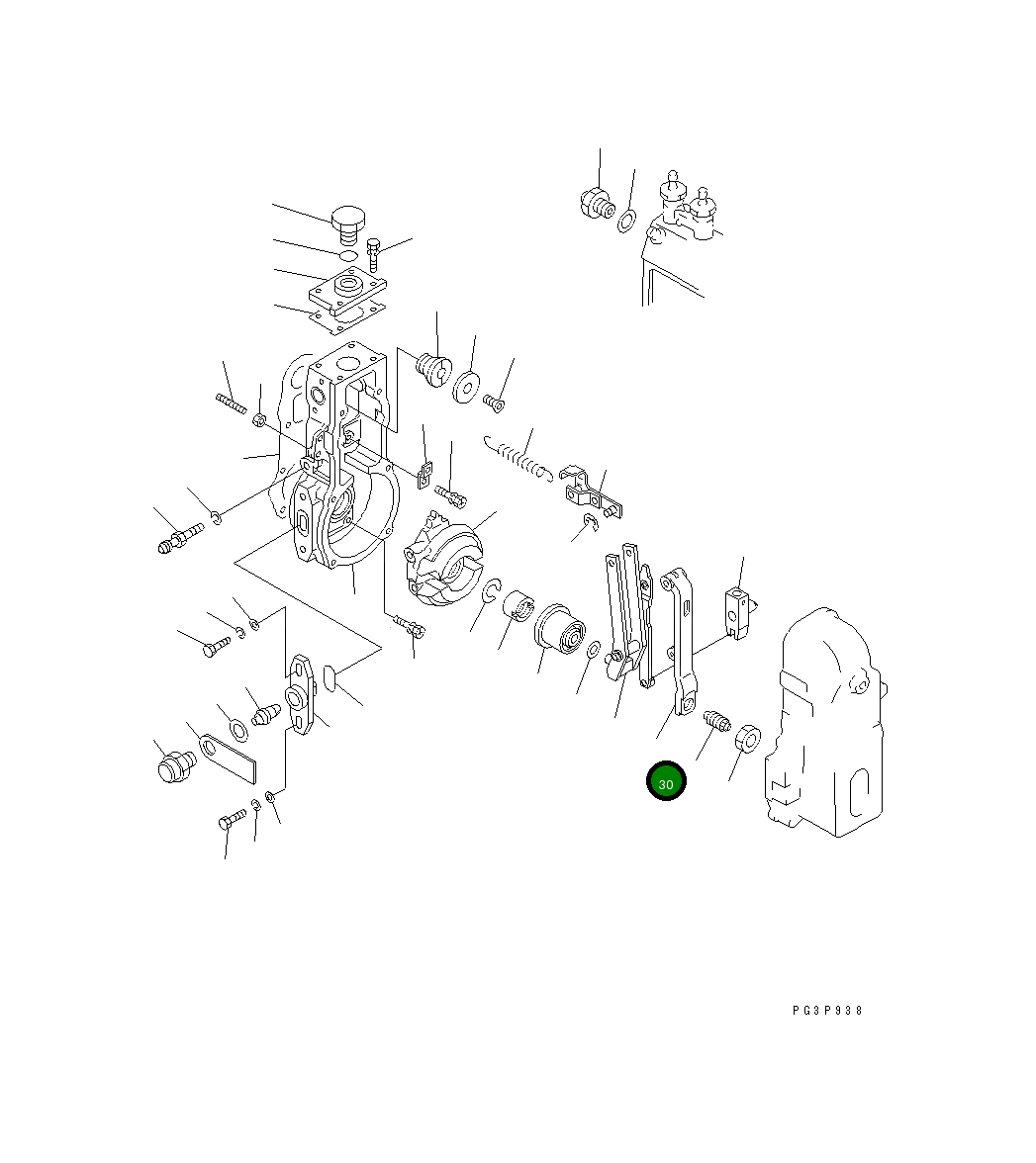 Рычаг DK154236-1500 Komatsu