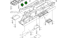 Крышка 21T-54-67621  Komatsu
