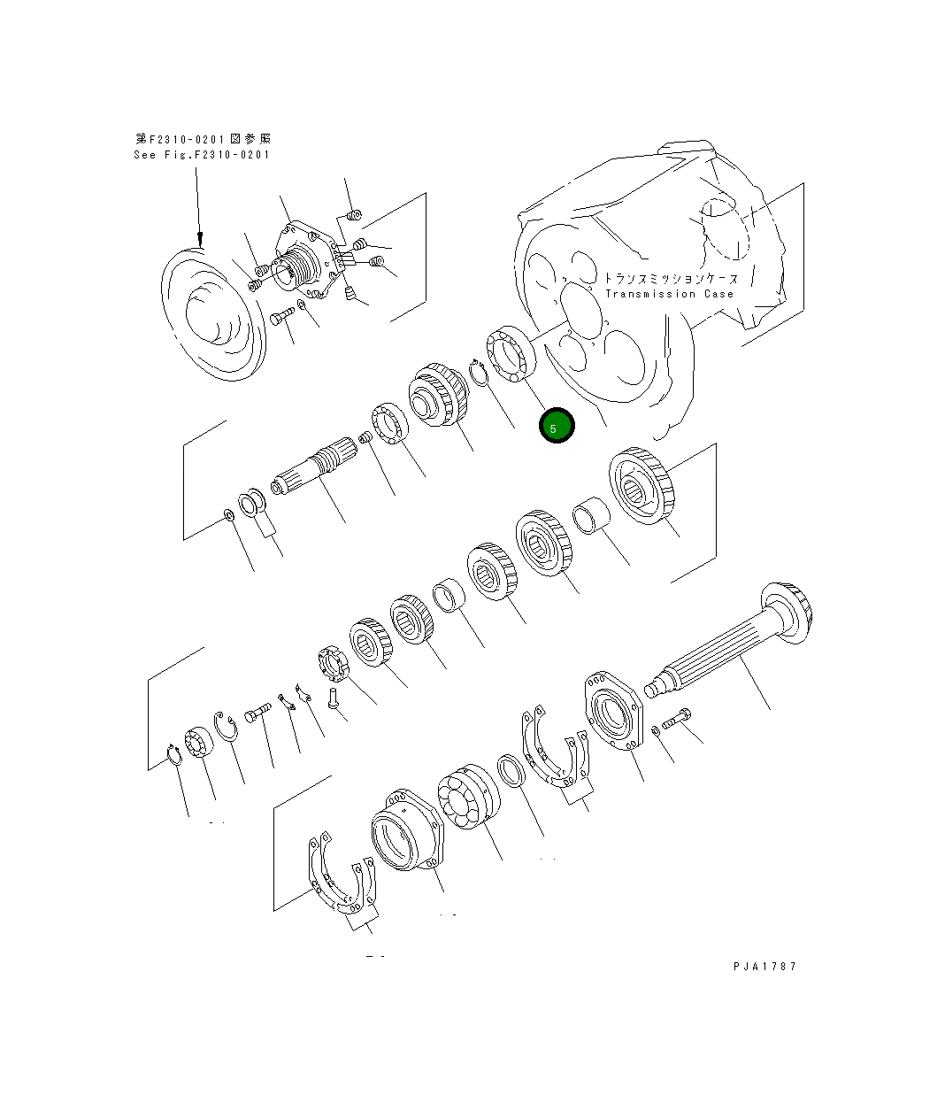 Подшипник 14X-14-19261 Komatsu