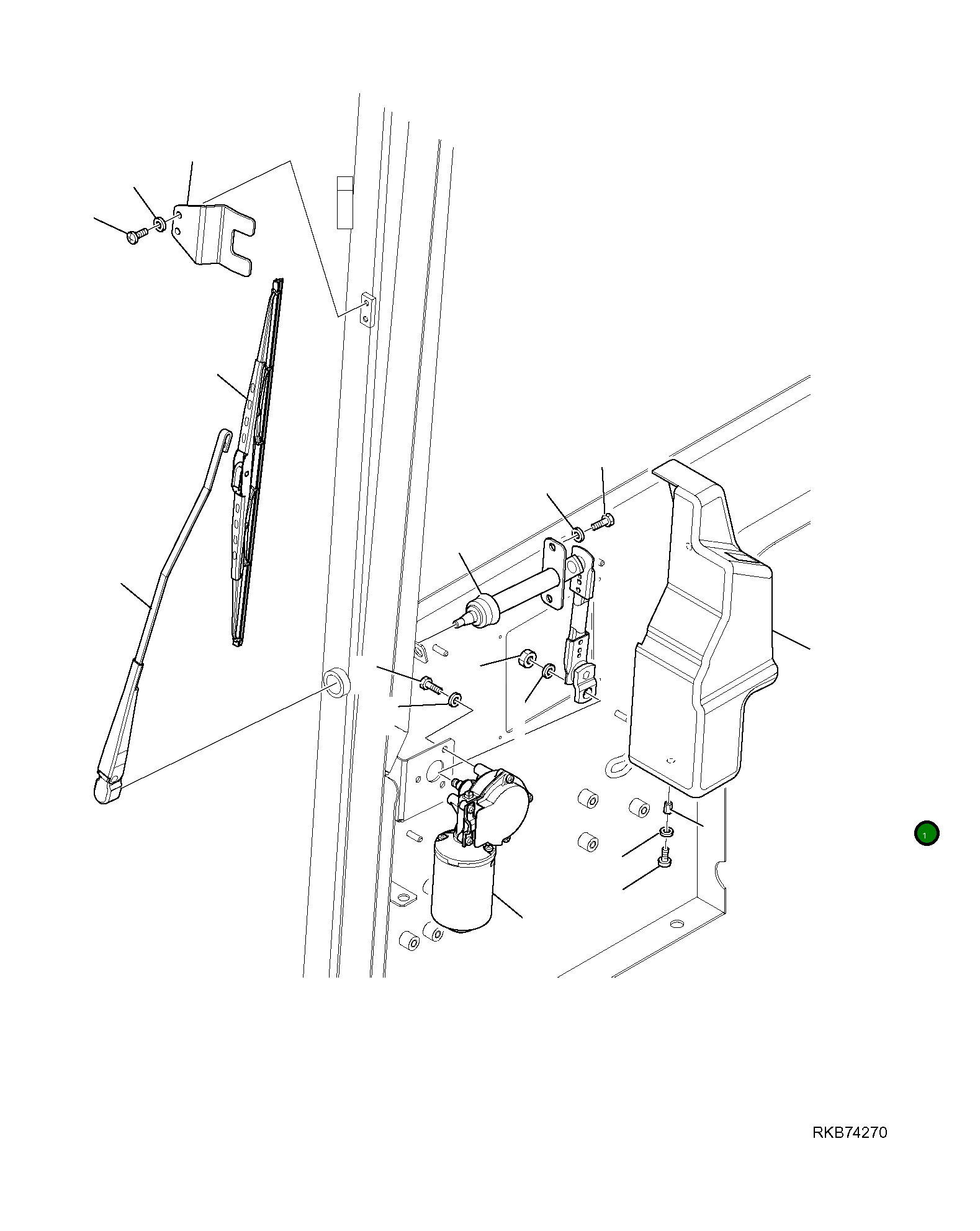 Крышка 2A1-54-14380  Komatsu