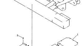 Вал 581-95-16631 Komatsu
