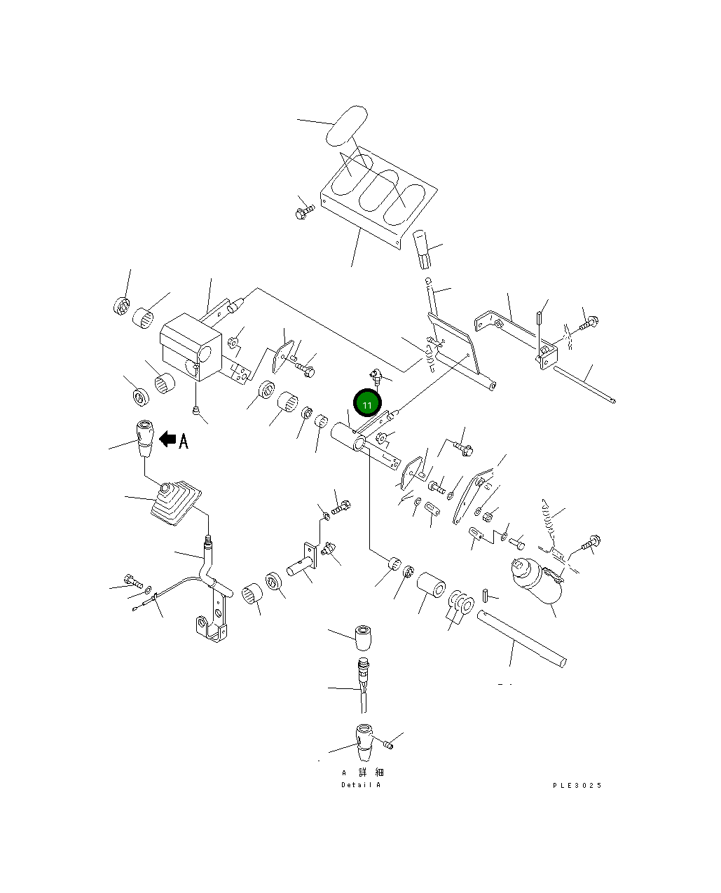 Рычаг 425-V91-1141 Komatsu