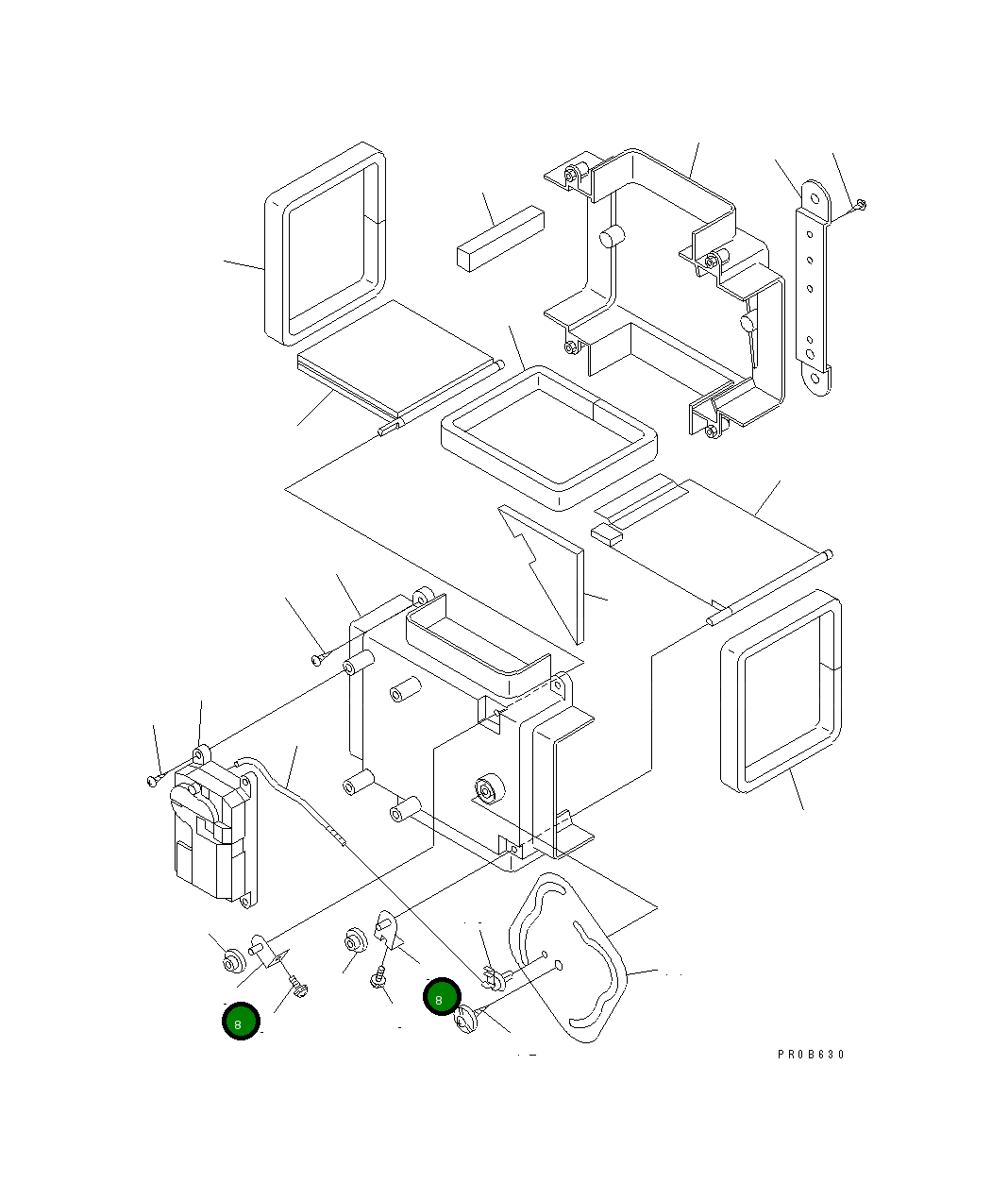 Рычаг ND017732-4410 Komatsu