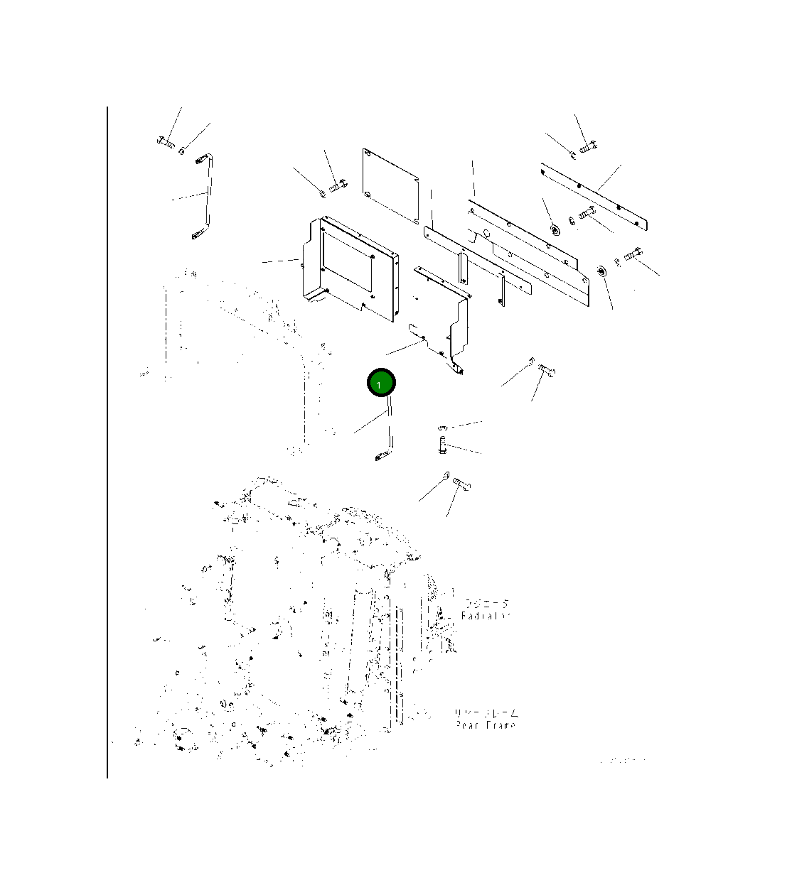 Крышка 421-54-62441  Komatsu