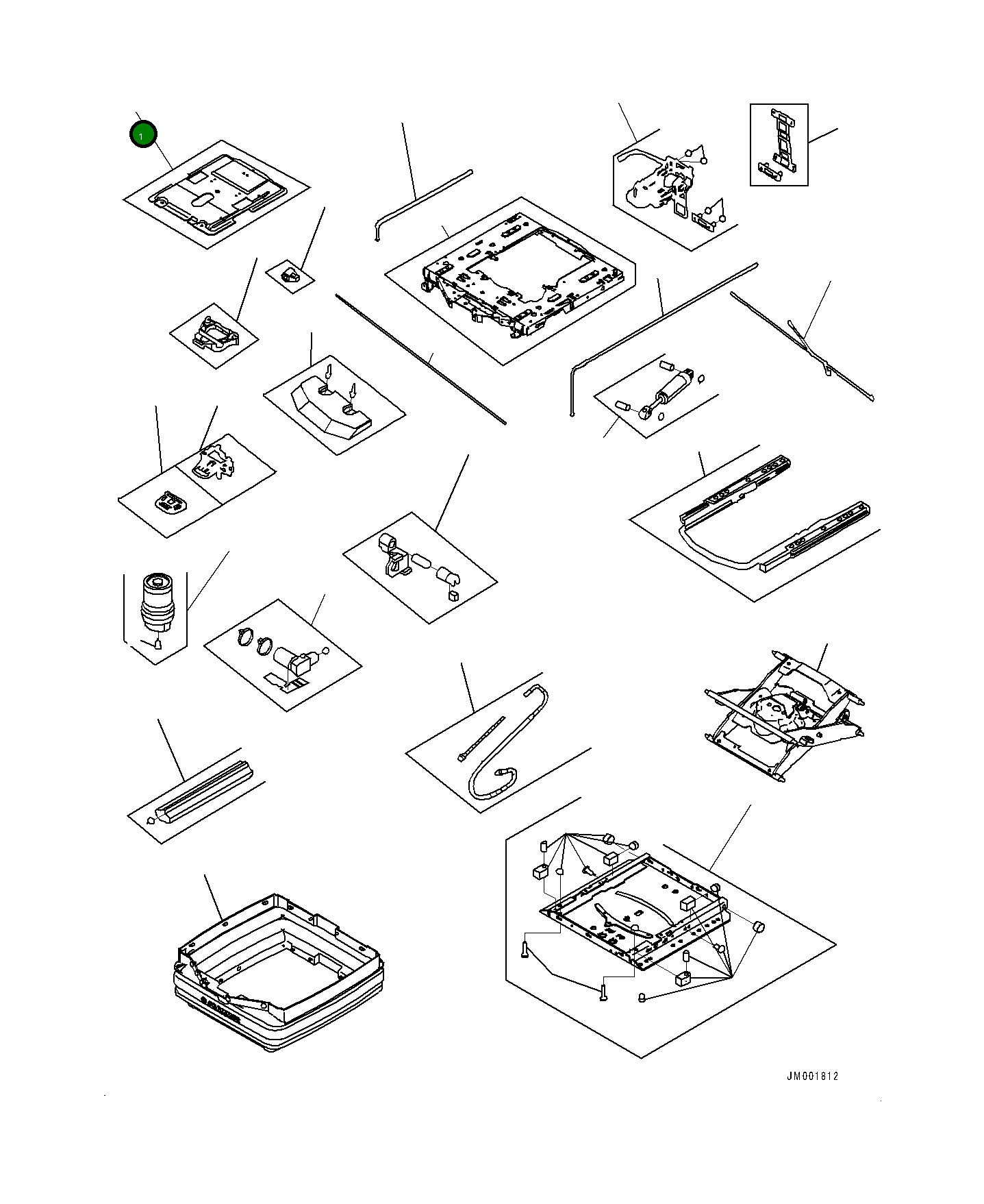 Крышка GJ1140012 Komatsu