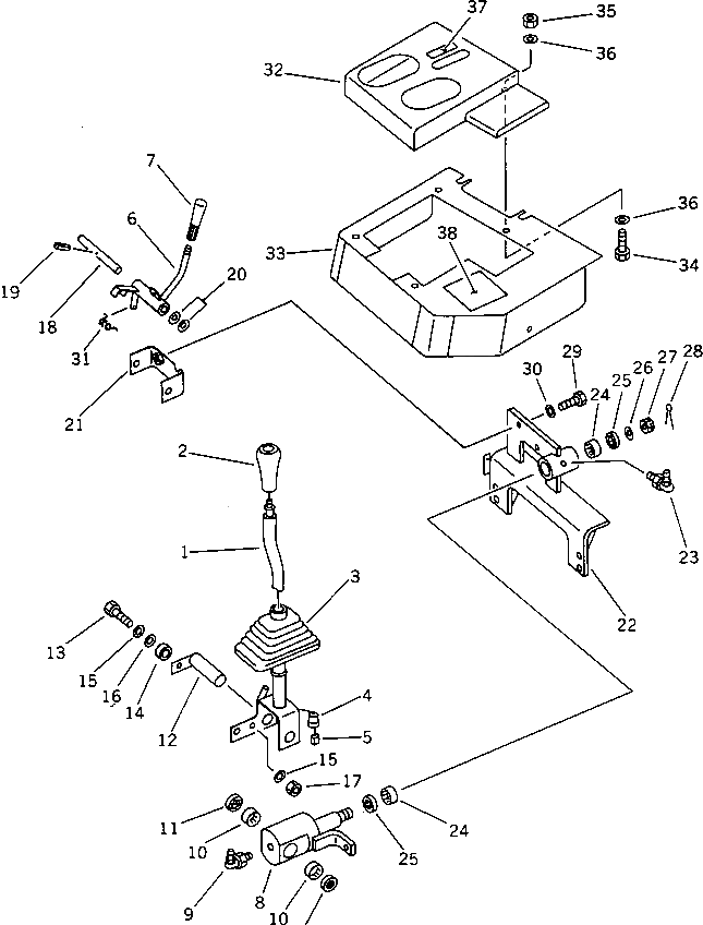 Крышка 419-V91-1332  Komatsu