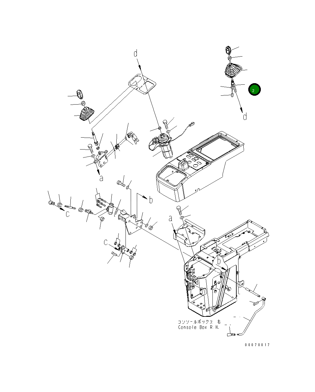 Рычаг 419-S35-3180 Komatsu