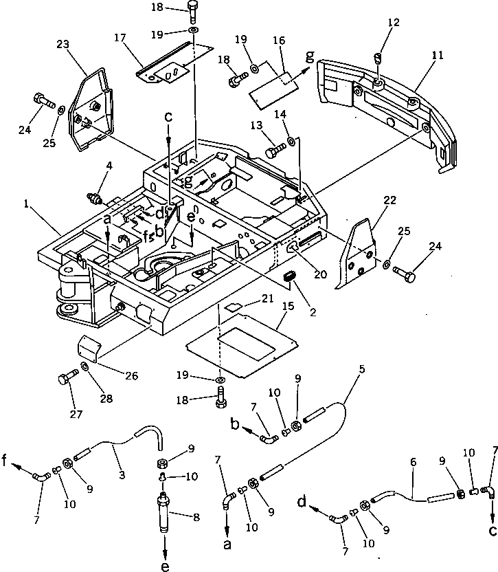 Крышка 20T-46-41270 Komatsu