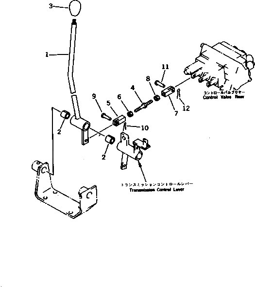 Рычаг 21E-43-15111 Komatsu