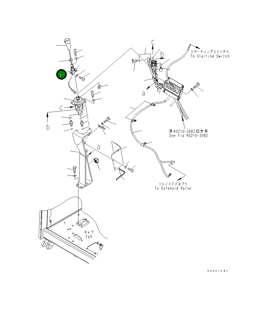 Рычаг 22M-910-2720 Komatsu