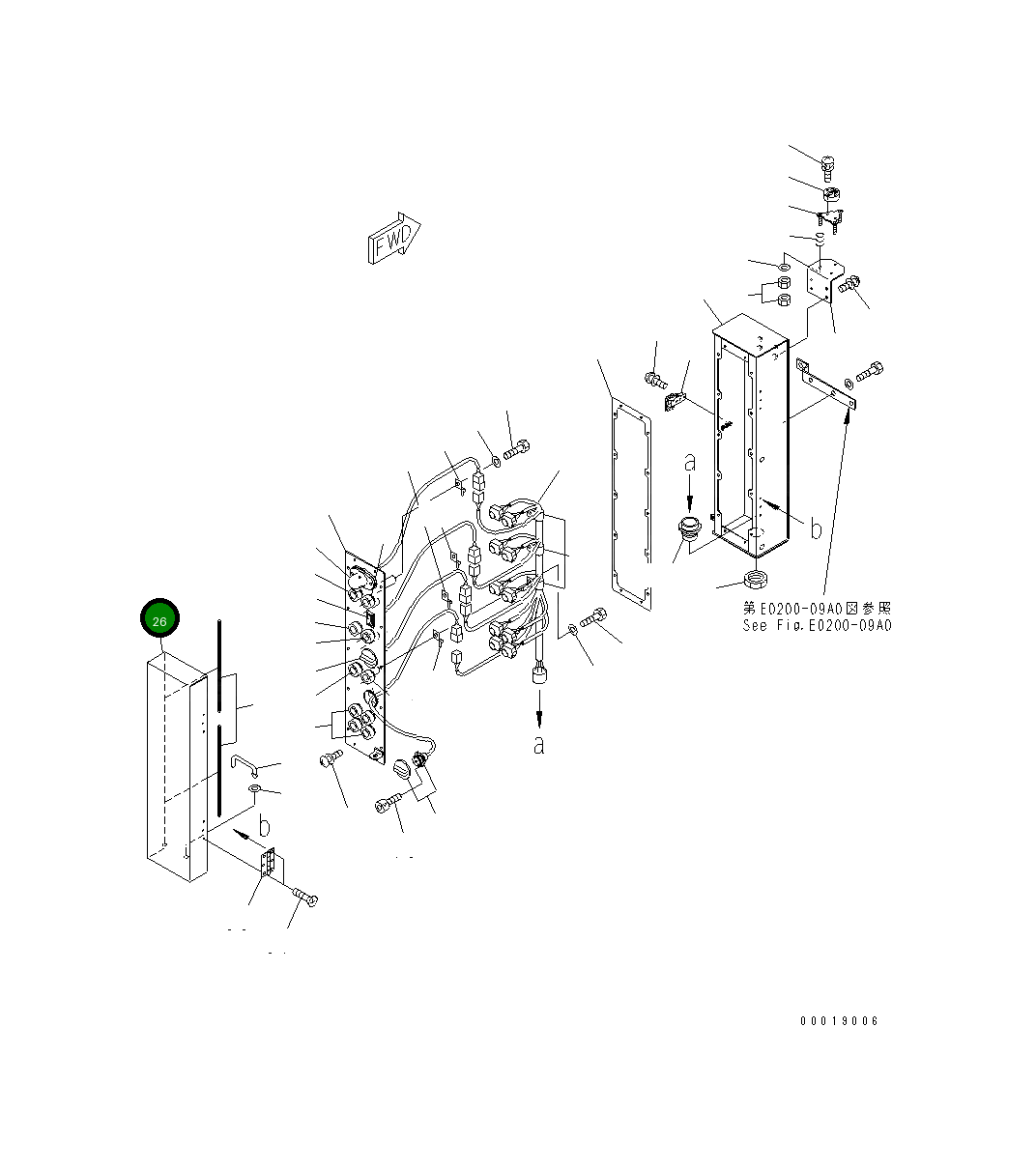 Крышка 8295-06-1241  Komatsu