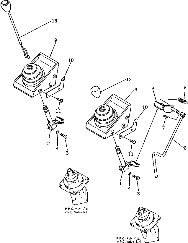 Рычаг 203-43-43350 Komatsu