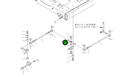 Рычаг 196-76-32140 Komatsu