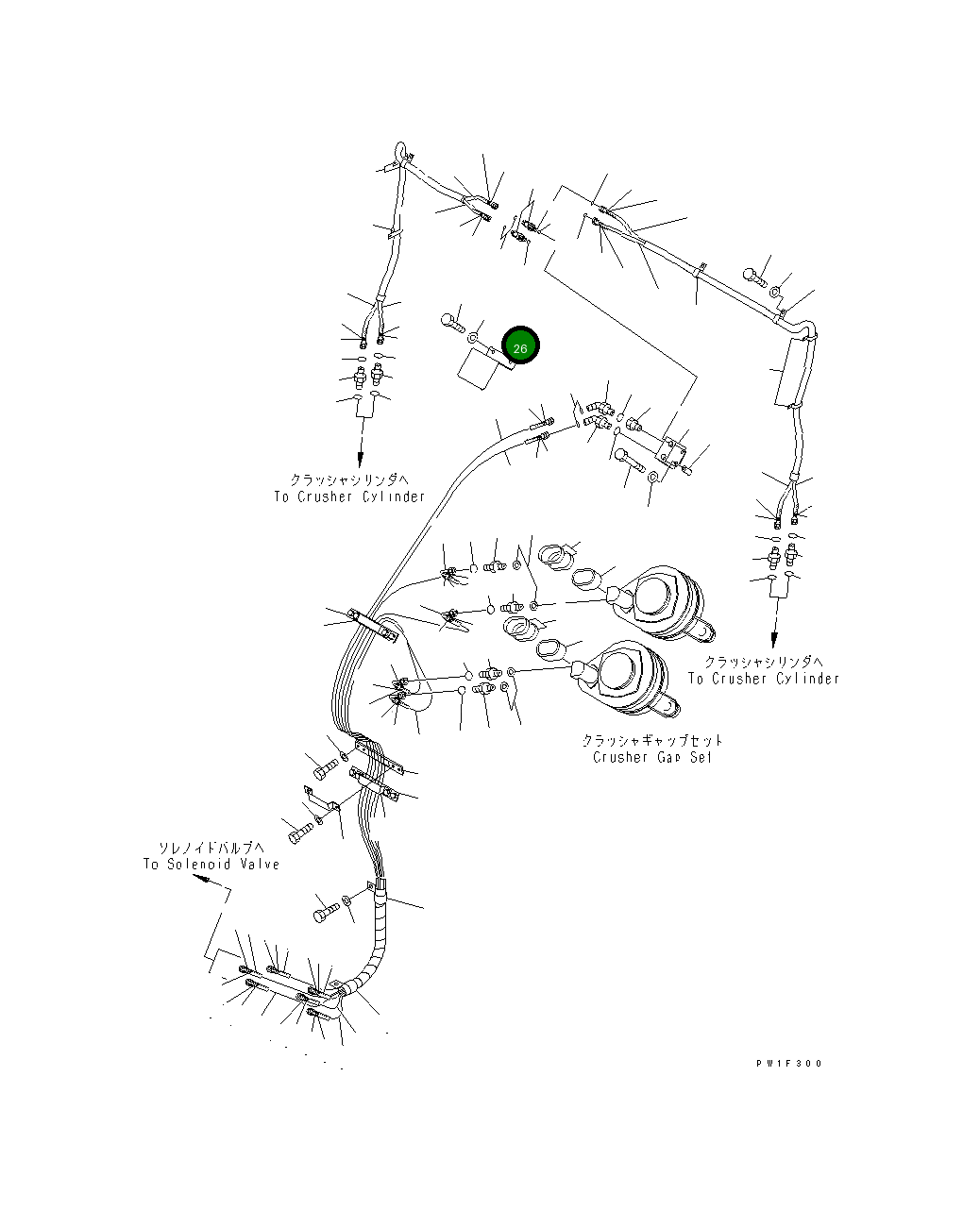 Крышка 8296-70-1860  Komatsu