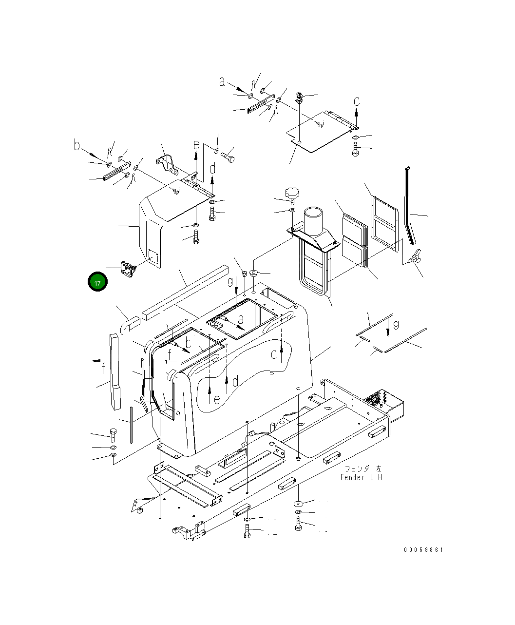 Рычаг 17A-54-45182 Komatsu
