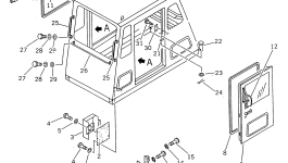 Крышка 566-54-43561  Komatsu