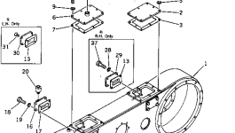 Корпус 232-23-51312 Komatsu