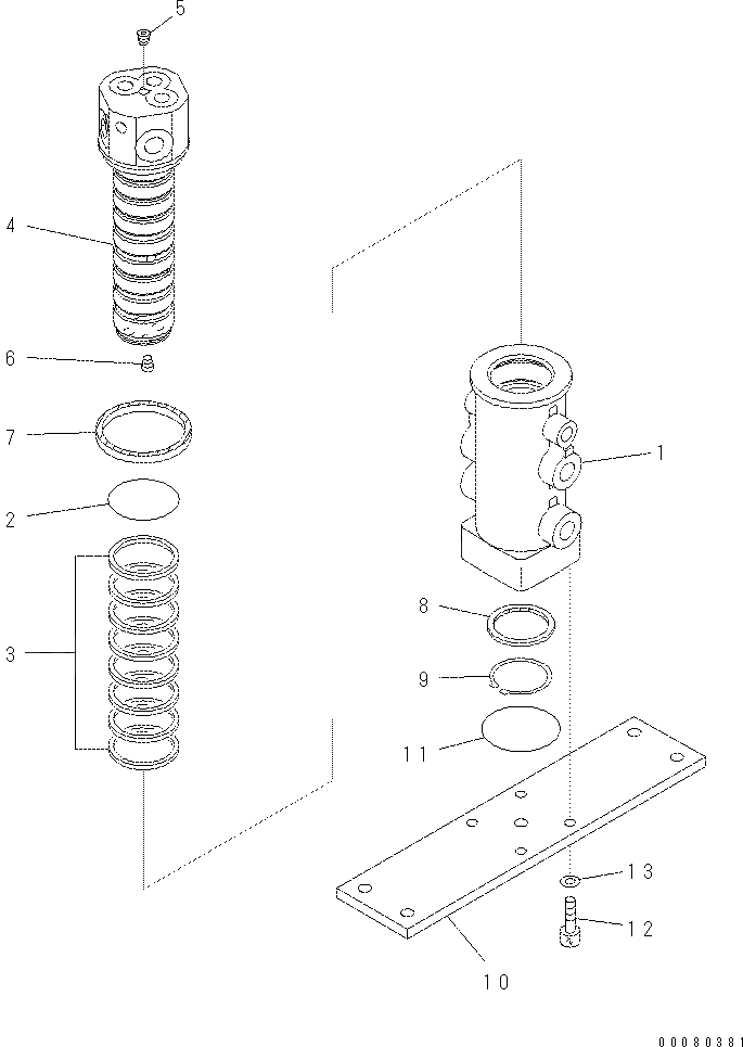 Крышка 703-06-93210 Komatsu