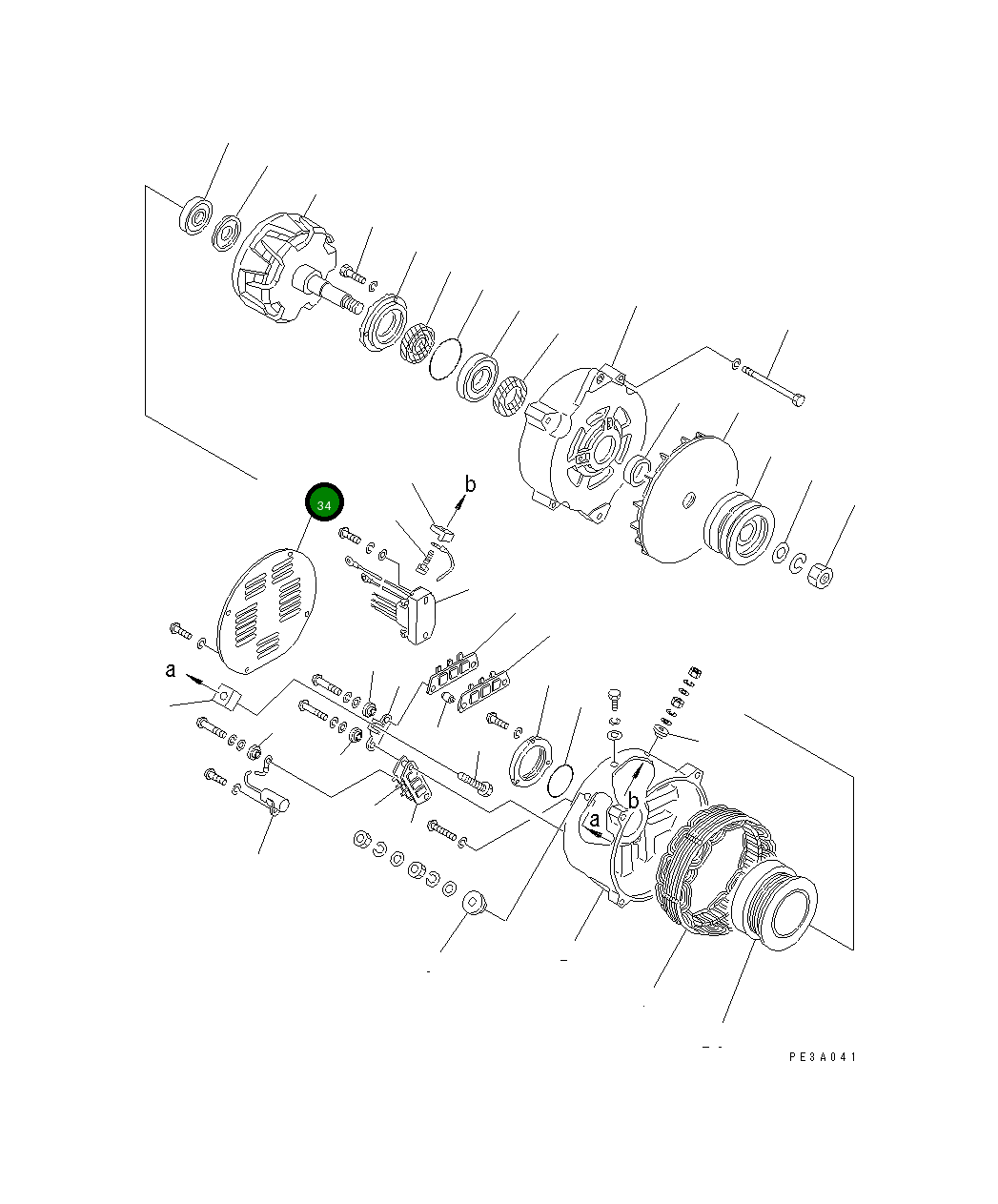 Крышка SD3002-04600X0 Komatsu
