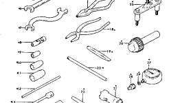 Инструмент MJ33091-00600 Komatsu