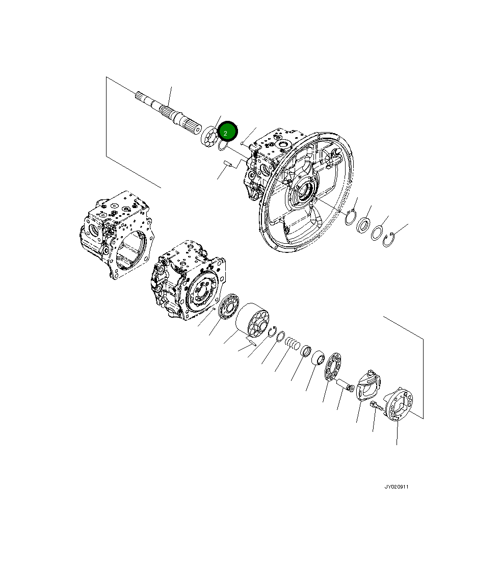 Подшипник 708-2G-12252 Komatsu