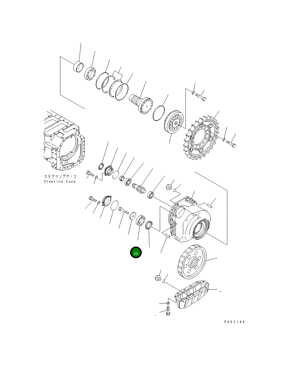 Подшипник 124-27-51431 Komatsu