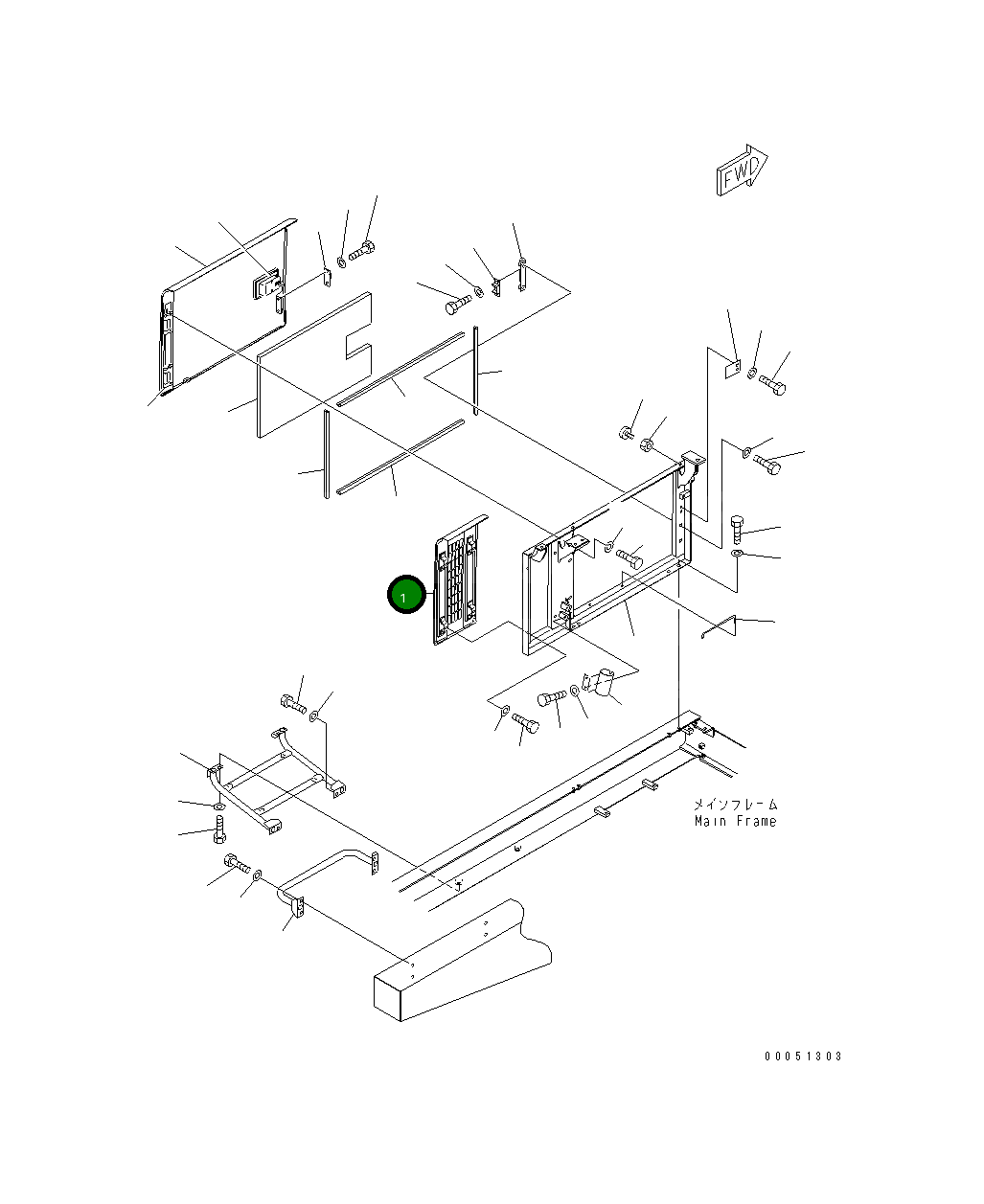 Крышка 8295-54-1220  Komatsu