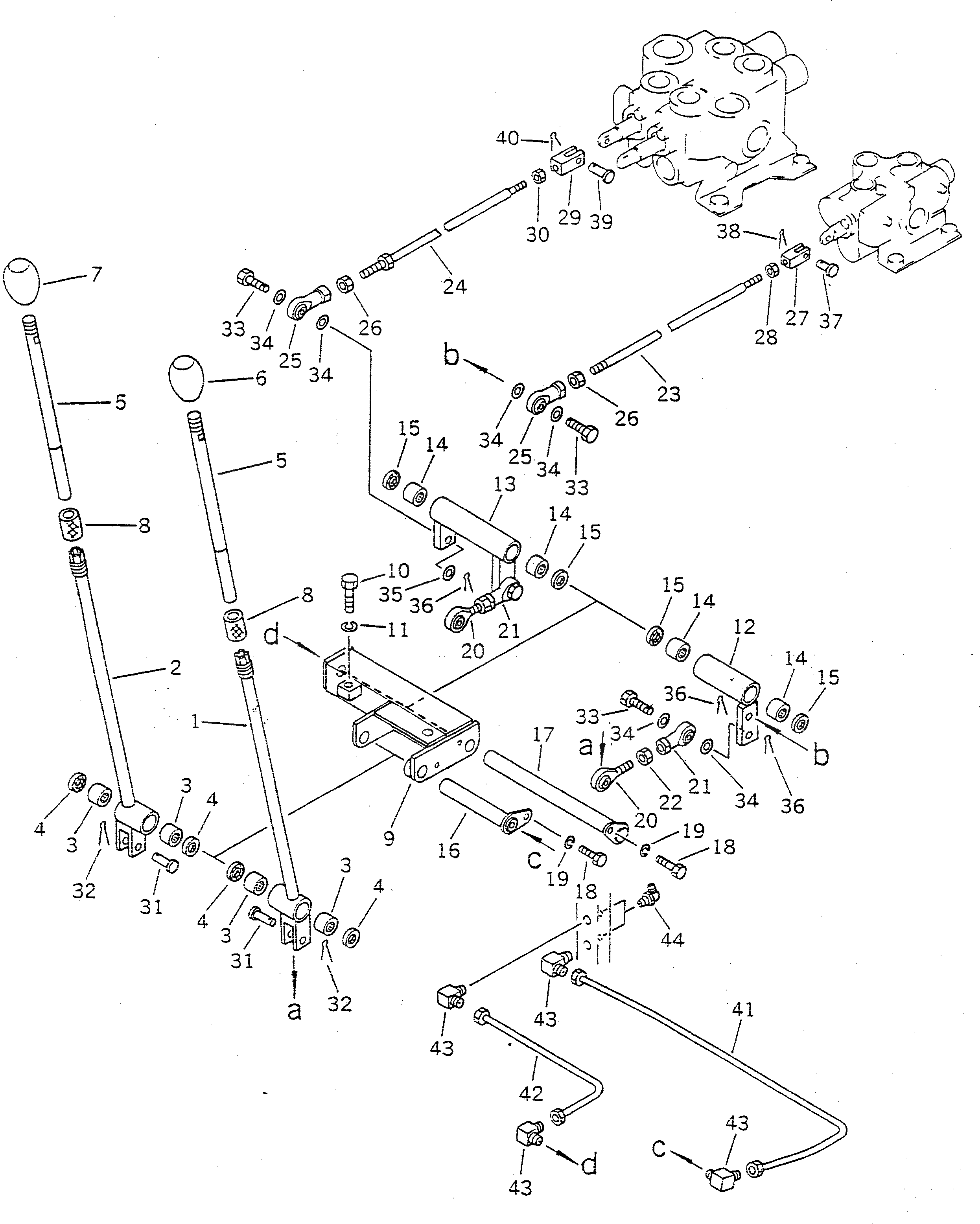 Рычаг 22W-43-18220 Komatsu