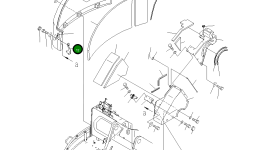 Крышка 22U-54-12490 Komatsu