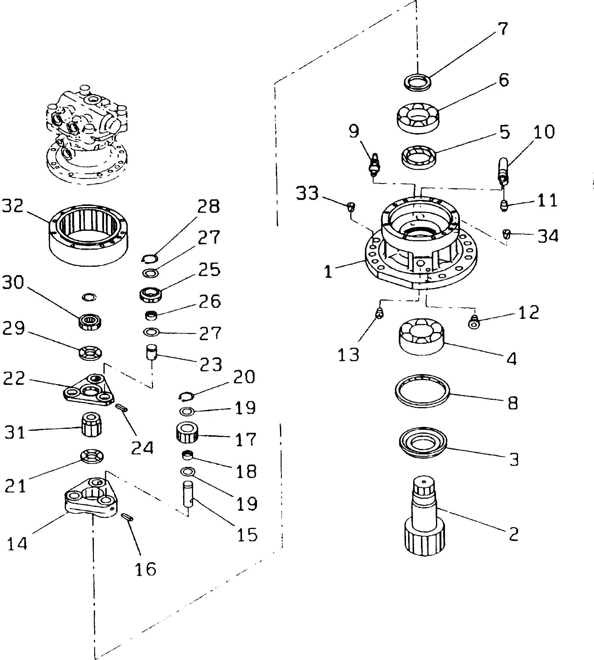Подшипник 201-26-62320 Komatsu