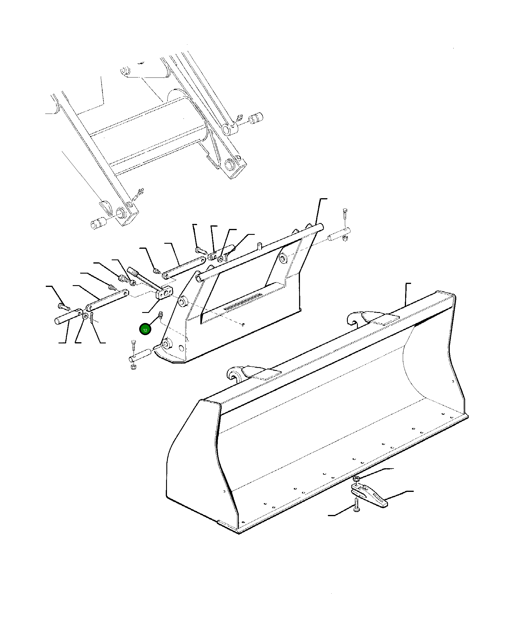 Рычаг 200495976 Komatsu