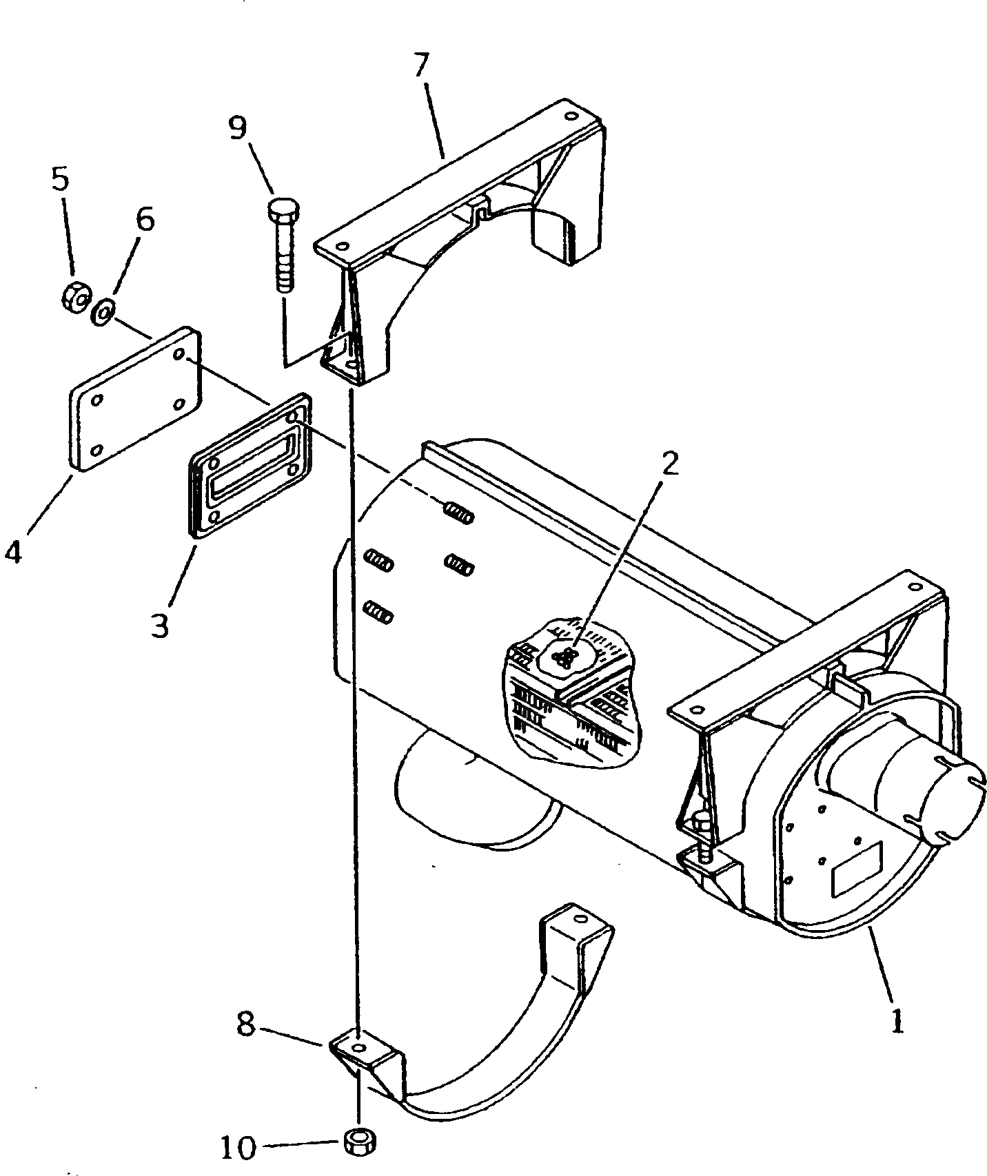 Крышка 567-02-51220 Komatsu