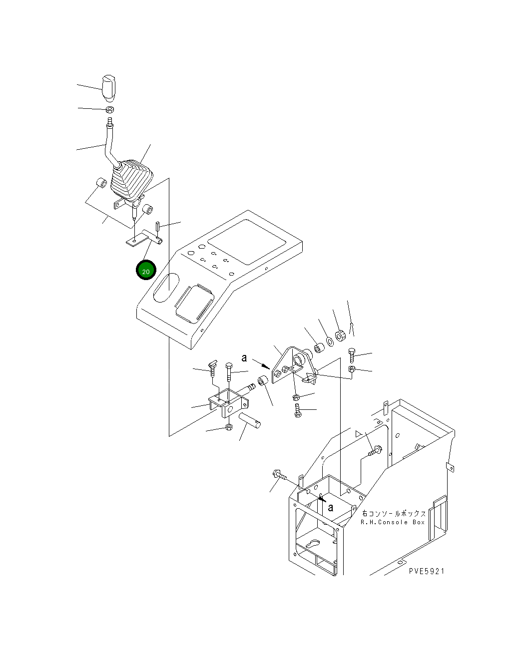 Рычаг 417-V88-2230 Komatsu