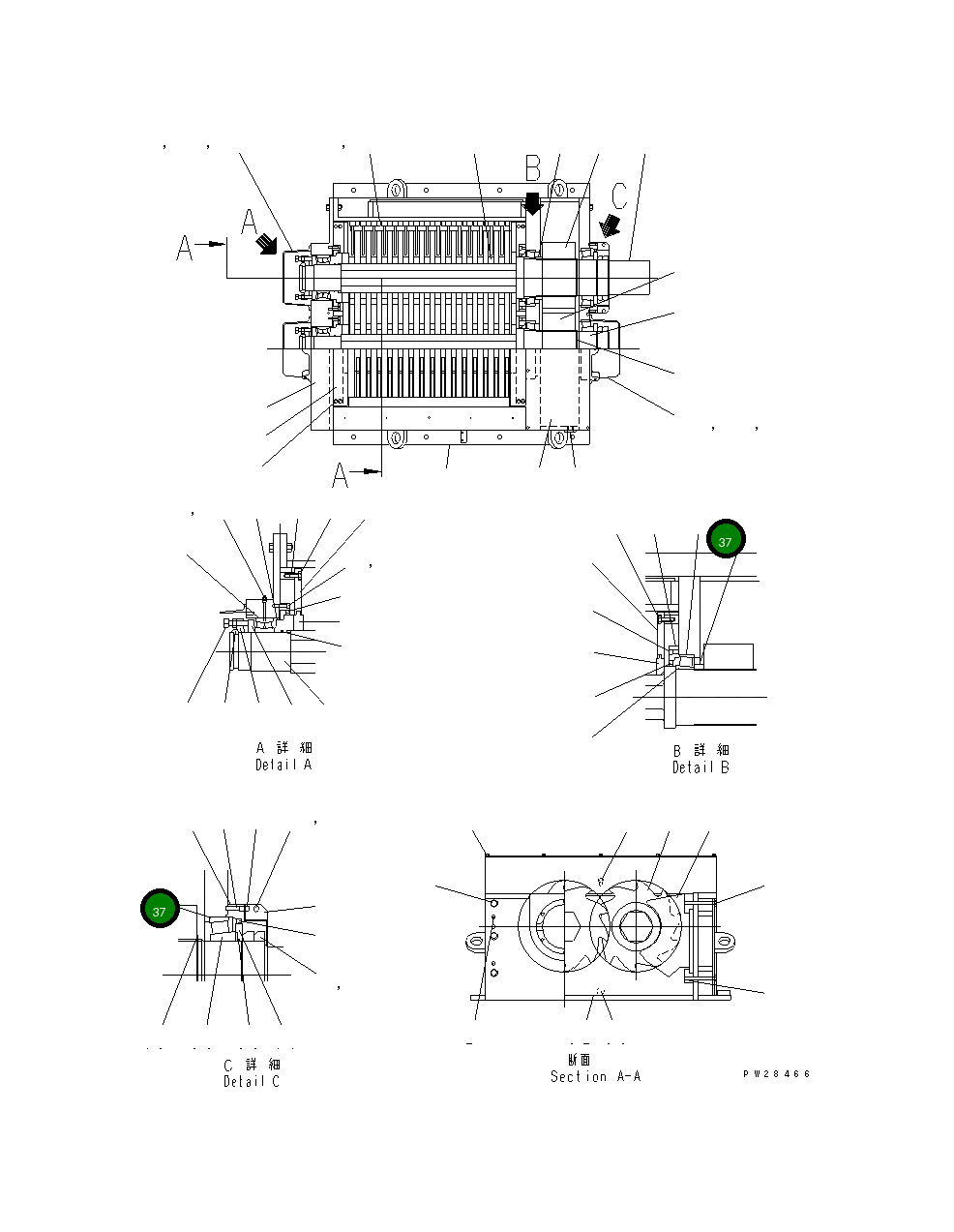 Подшипник CR400500 Komatsu