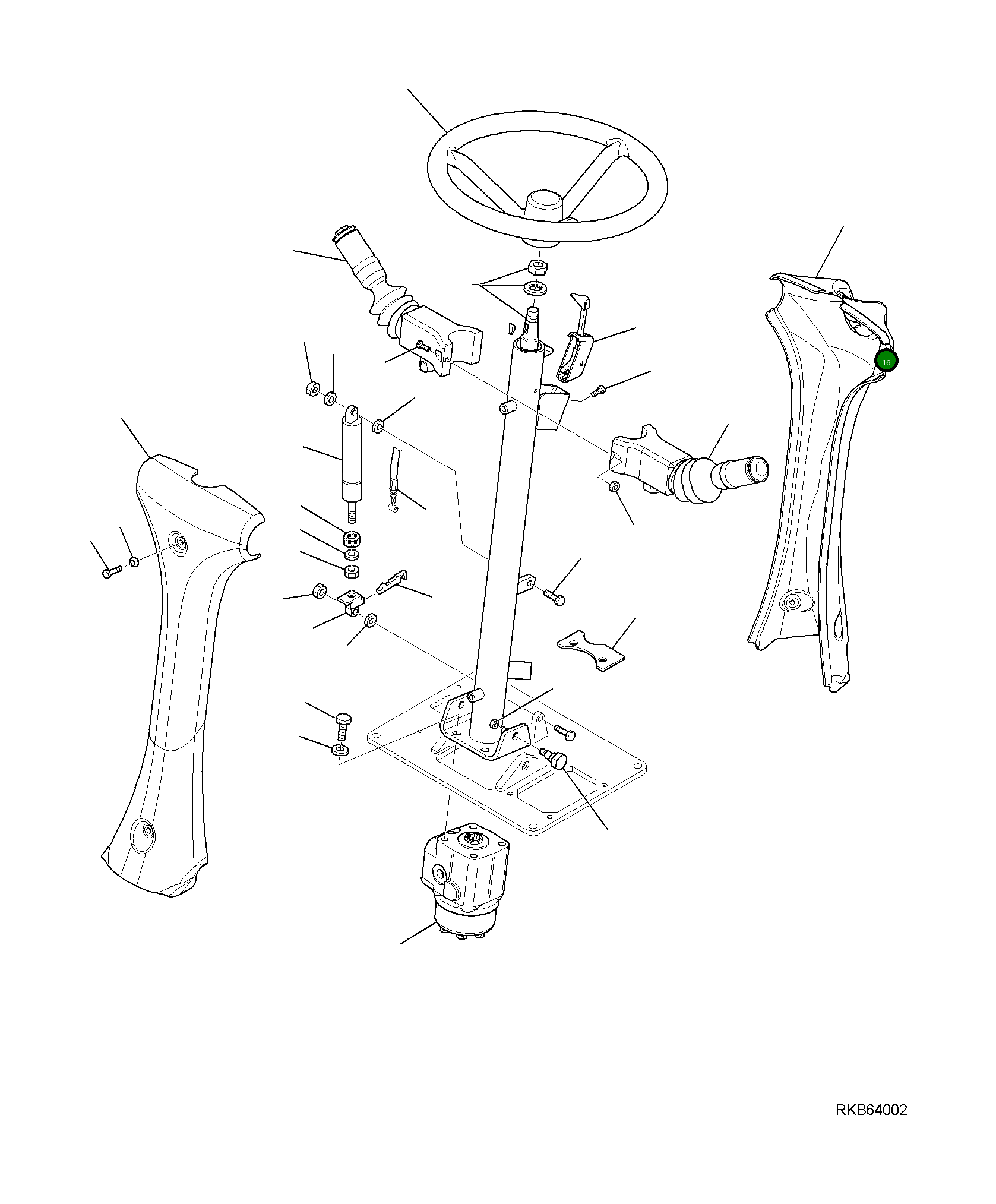 Крышка 21W-54-R9250 Komatsu