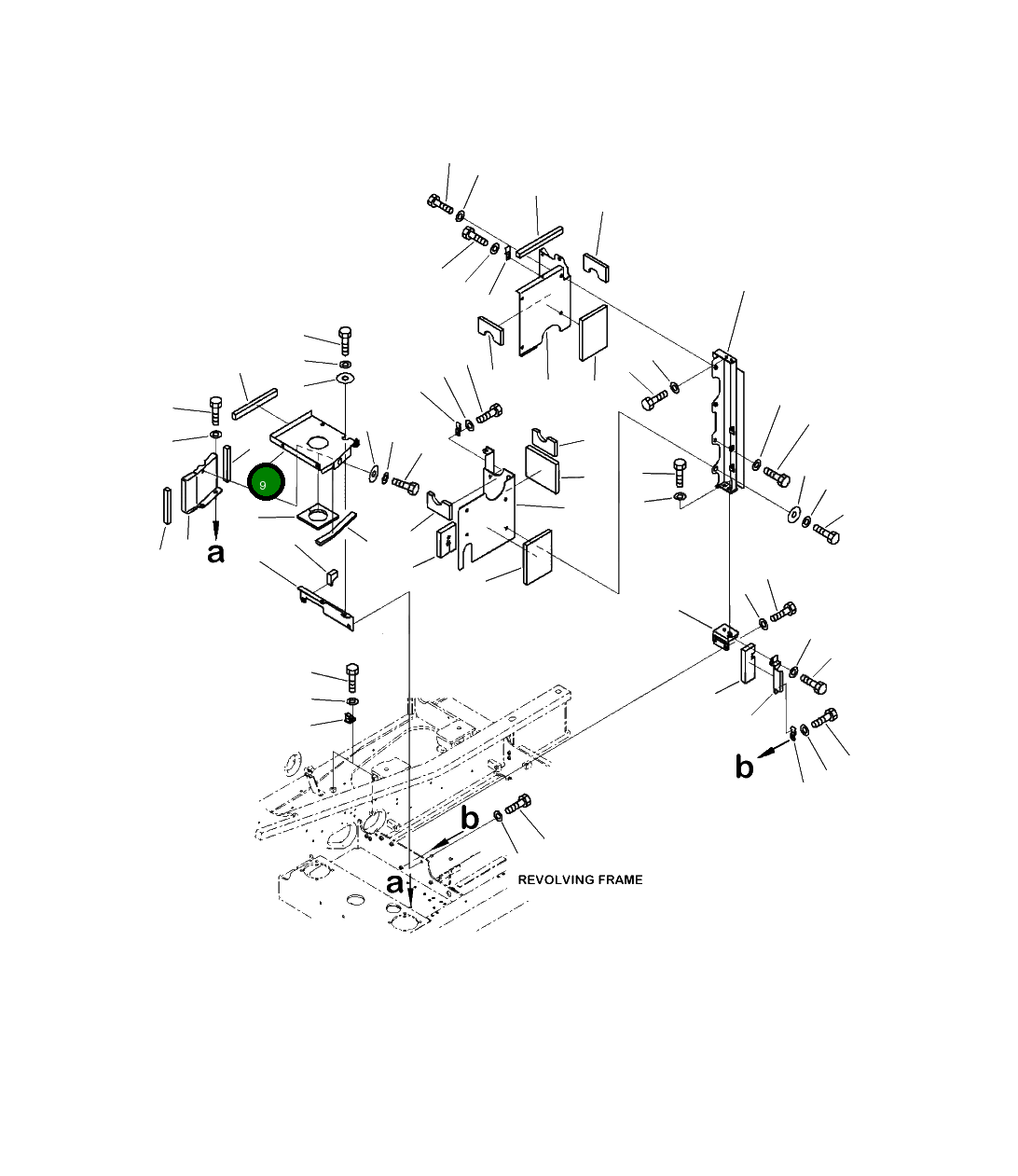 Крышка 2A5-54-14650 Komatsu