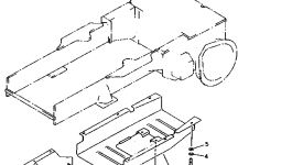 Крышка 103-54-25140 Komatsu
